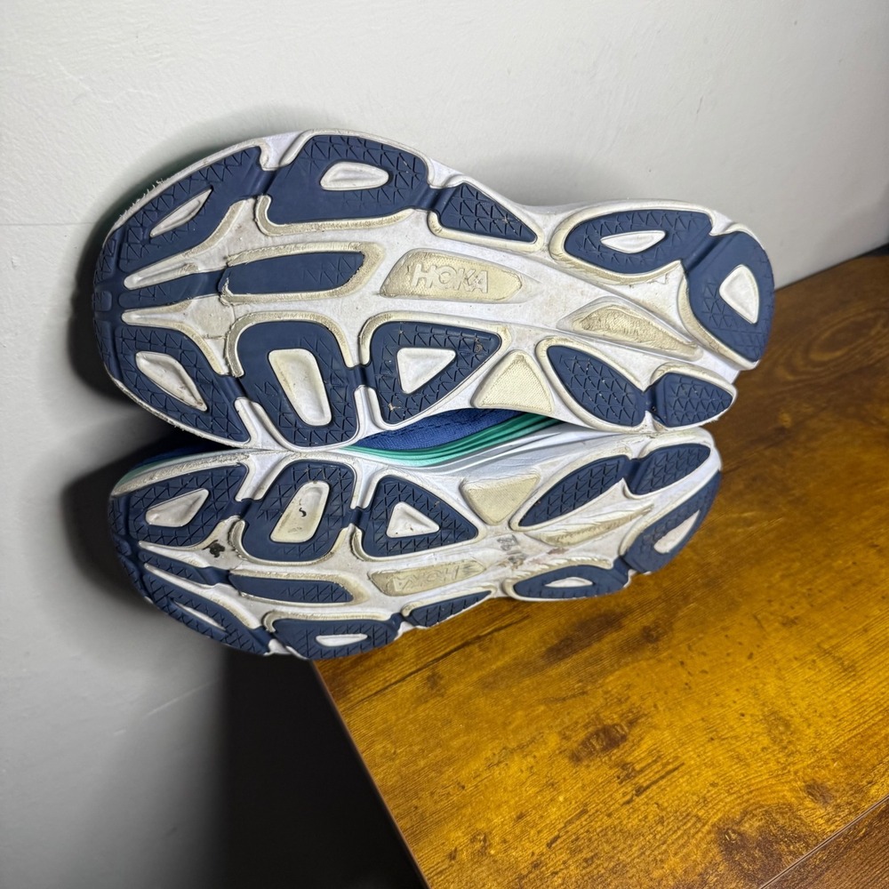 Hoka Bondi 8 Womens Size 10 B Running Shoes Blue 1127952 OSBB - Picture 5 of 9